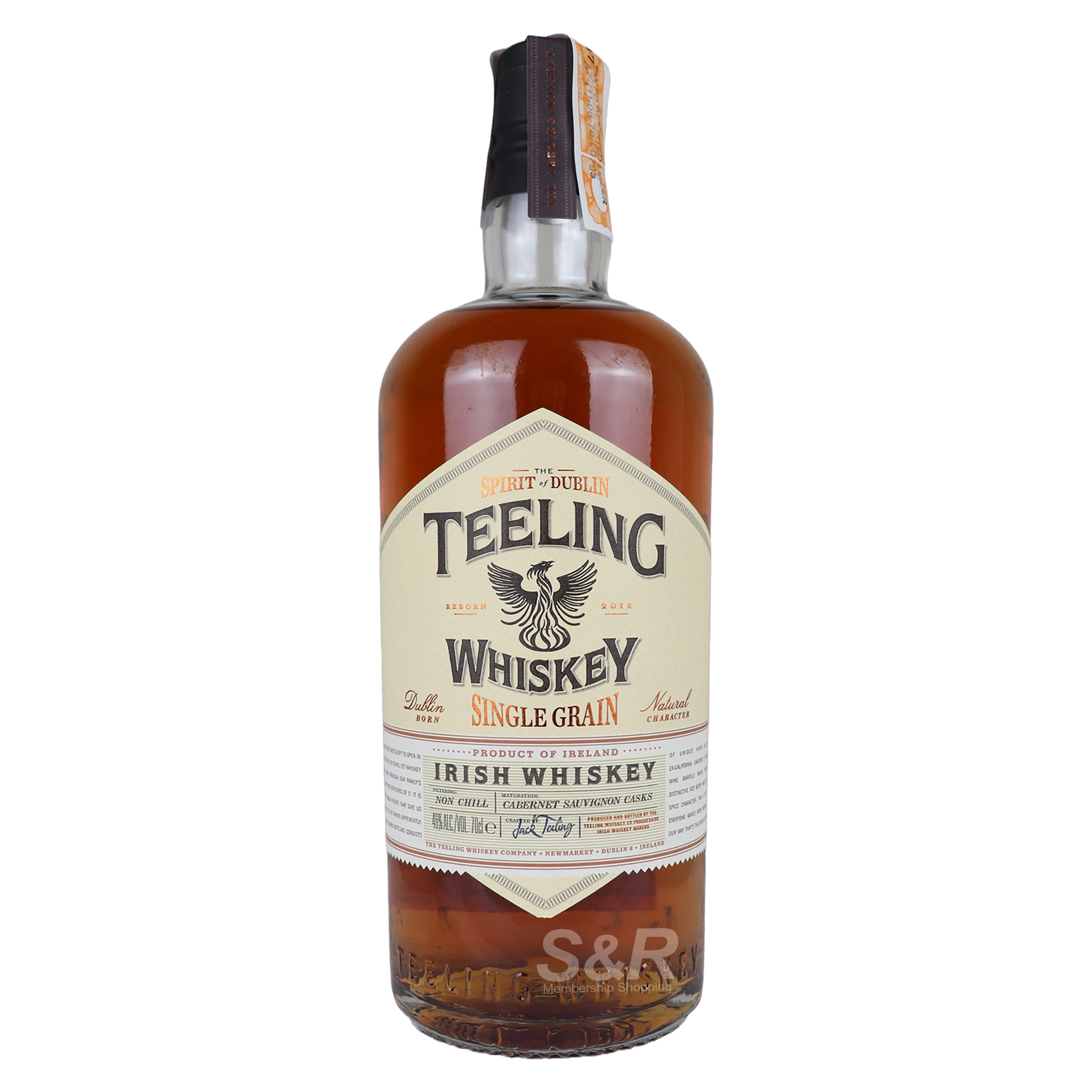 Teeling SIngle Grain Irish Whiskey 700mL Teeling SIngle Grain Irish Whiskey 700mL